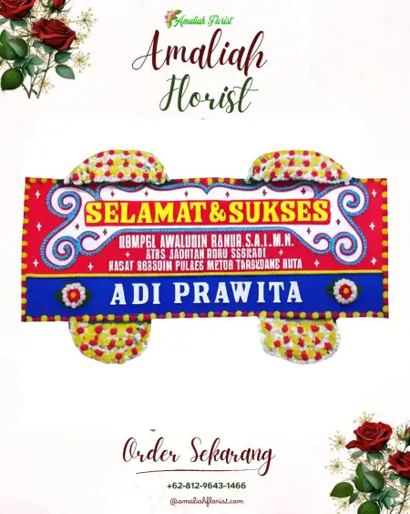 Papan Bunga Ucapan Selamat Wanwi